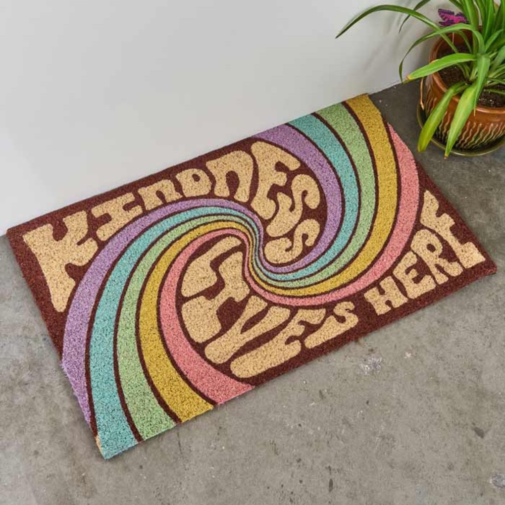Kindness Lives Here Door Mat